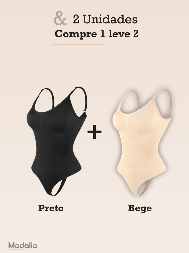 BODY MODELADOR SLIM CONTROL - COMPRE I LEVE 2