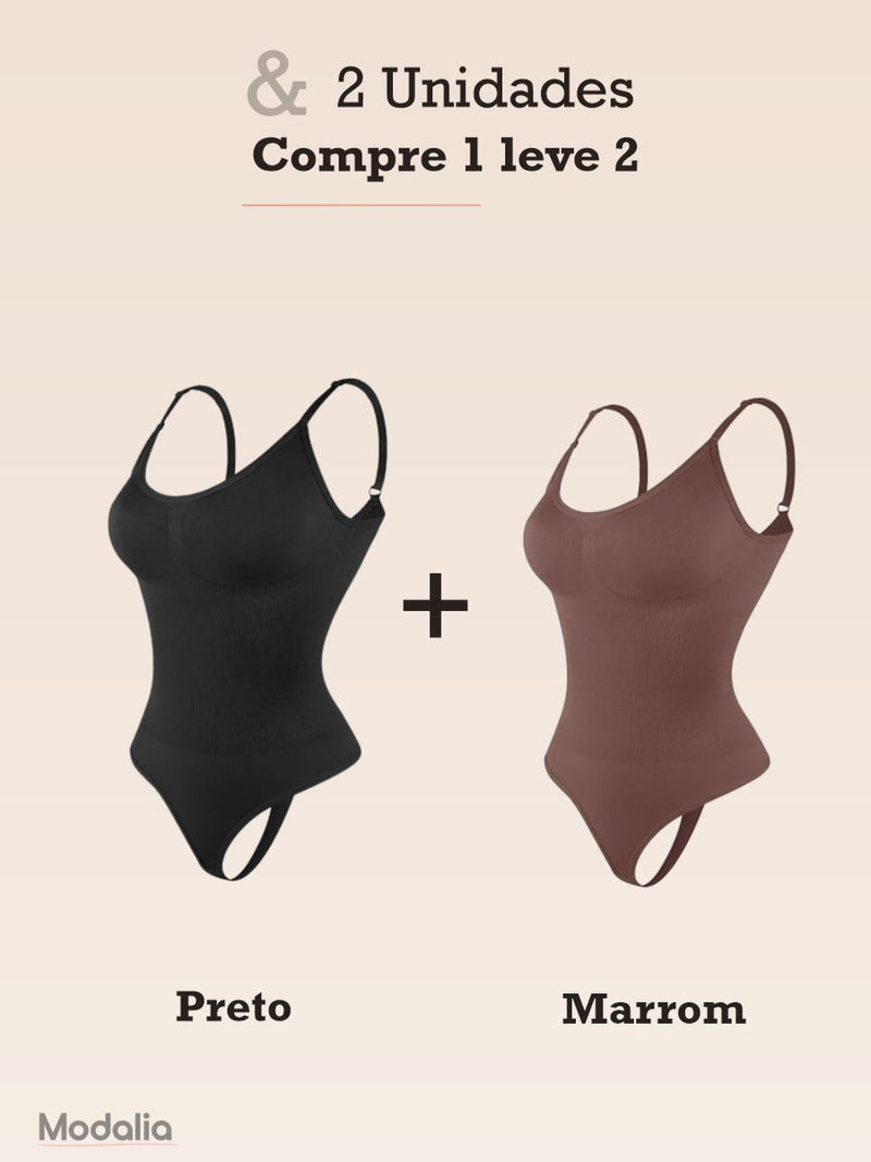 BODY MODELADOR SLIM CONTROL - COMPRE I LEVE 2