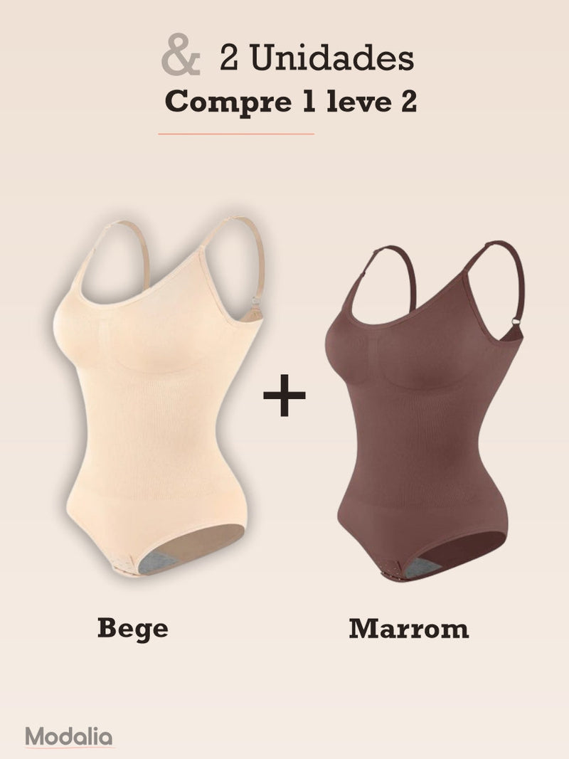 BODY MODELADOR SLIM CONTROL - COMPRE I LEVE 2