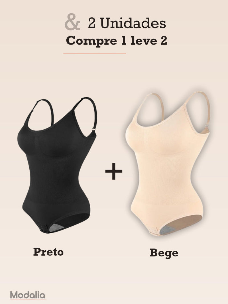 BODY MODELADOR SLIM CONTROL - COMPRE I LEVE 2