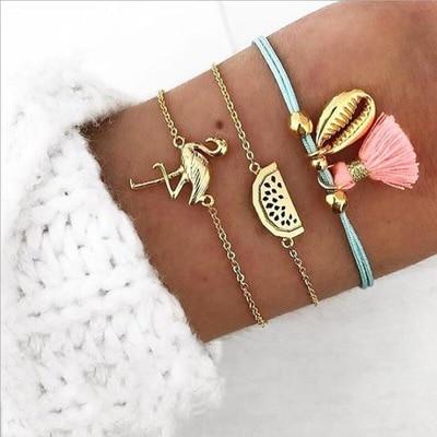 Conjunto de Pulseira 5 Peças