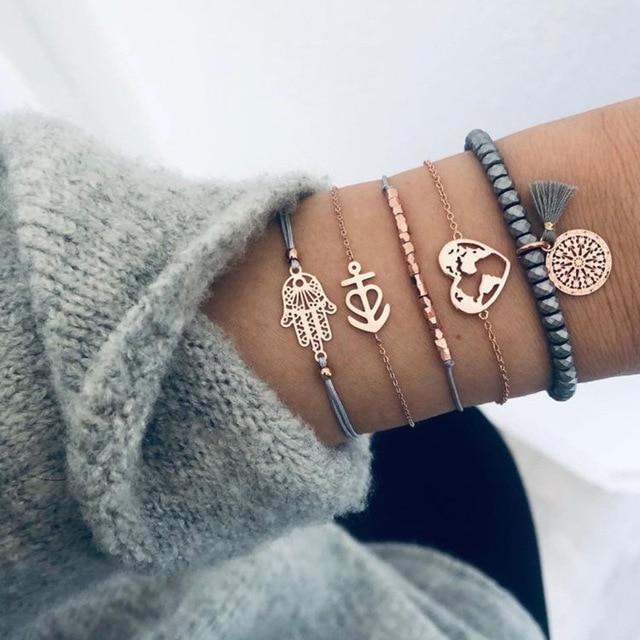 Conjunto de Pulseira 5 Peças