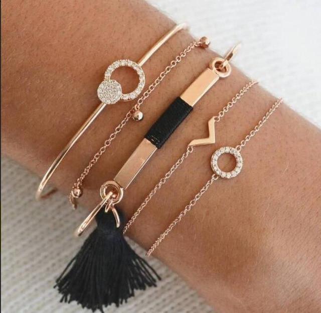 Conjunto de Pulseira 5 Peças