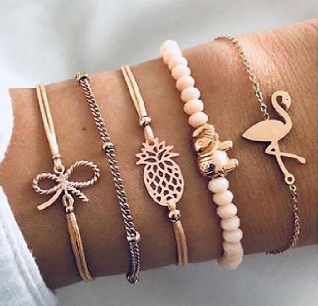 Conjunto de Pulseira 5 Peças